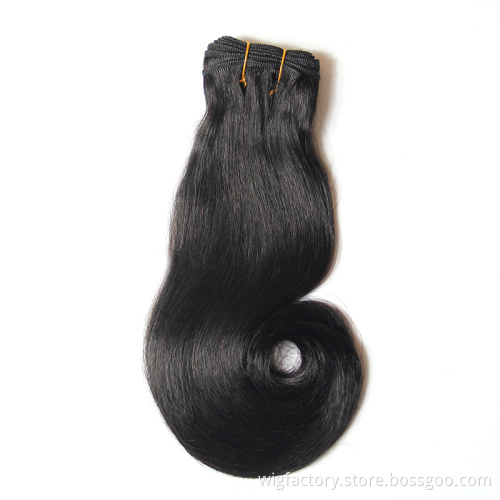 Hot selling in Africa fumi hair 100% unprocessed  hair, magic curl double drawn human hair weaves
